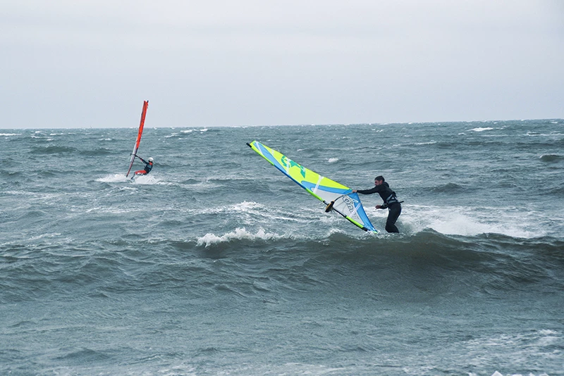 Windsurfen auf Fehmarn Duckjibe