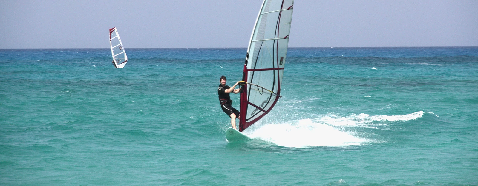 Windsurfen auf Fuerteventura - schnelle Wende