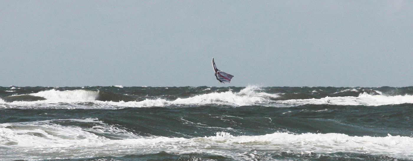 Windsurfen in Dänemark Vejers Strand